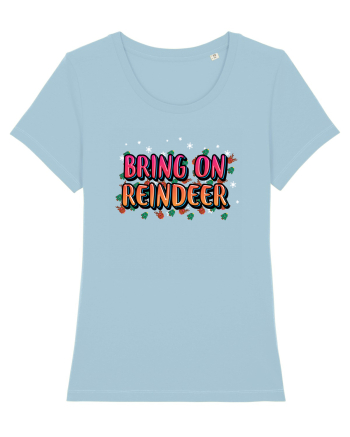 Bring On Reindeer Sky Blue