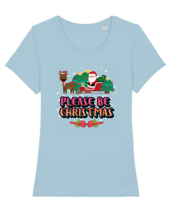 Please Be Christmas Sky Blue