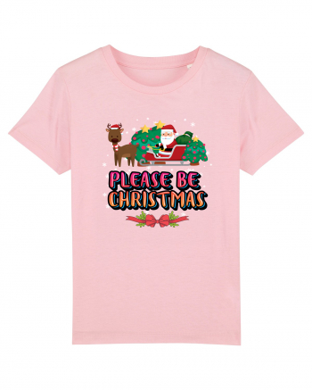 Please Be Christmas Cotton Pink