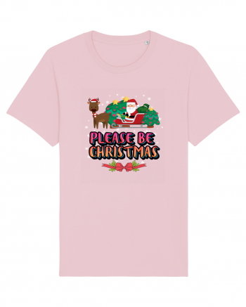 Please Be Christmas Cotton Pink