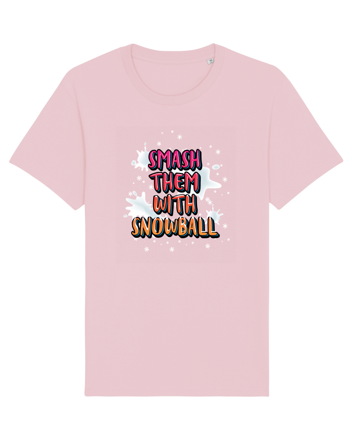 Tricou mânecă scurtă Unisex Rocker Cotton Pink