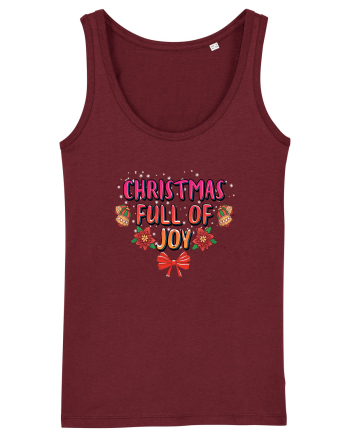 Christmas Full Of Joy Burgundy