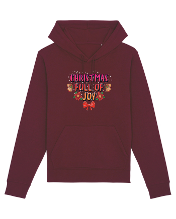 Christmas Full Of Joy Burgundy