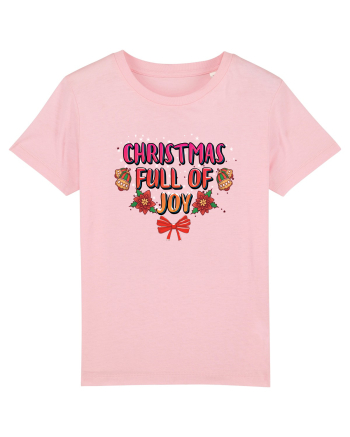 Christmas Full Of Joy Cotton Pink