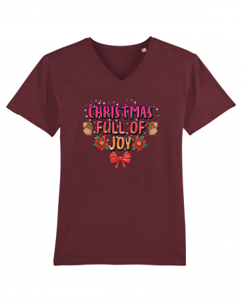Christmas Full Of Joy Burgundy