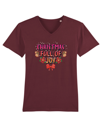 Christmas Full Of Joy Burgundy