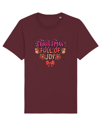 Christmas Full Of Joy Burgundy