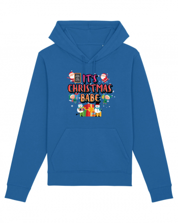 It's Christmas Babe Royal Blue