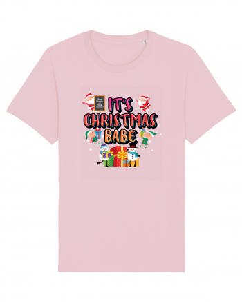 It's Christmas Babe Cotton Pink