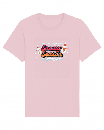 Snowy Season Cotton Pink