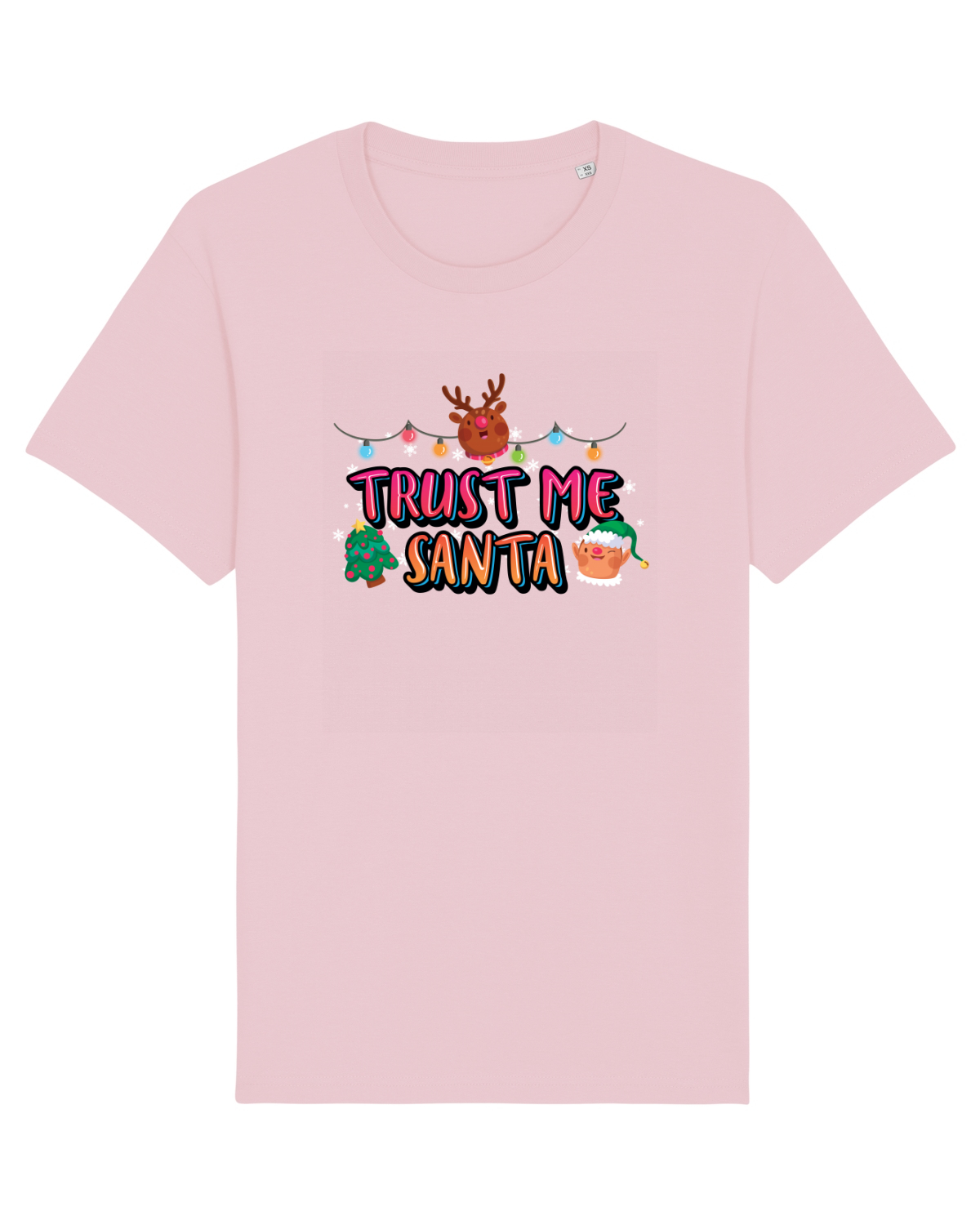 Tricou mânecă scurtă Unisex Rocker Cotton Pink