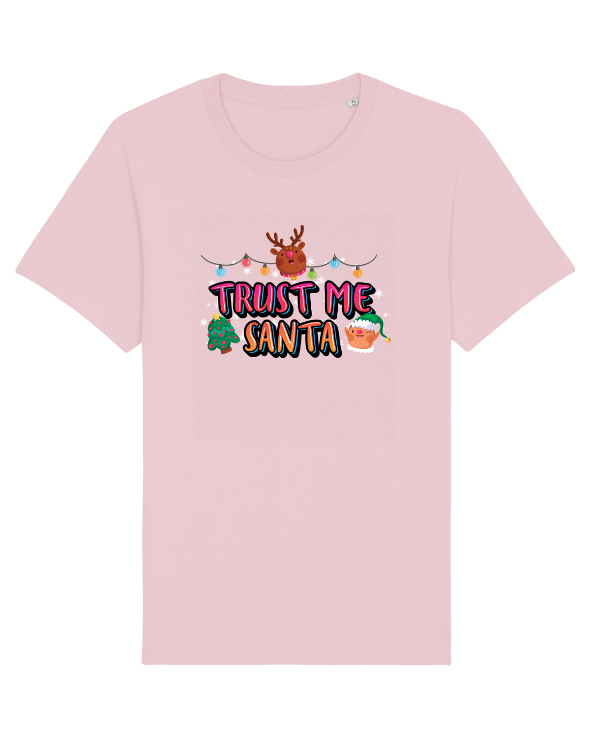 Tricou mânecă scurtă Unisex Rocker Cotton Pink