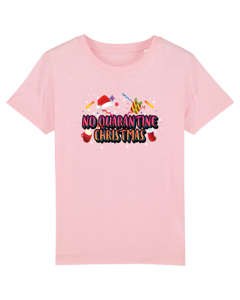 No Quarantine Christmas Cotton Pink