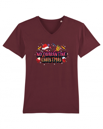 No Quarantine Christmas Burgundy