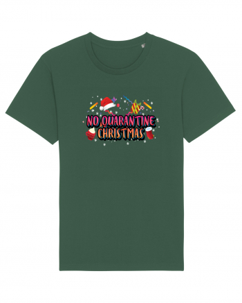 No Quarantine Christmas Bottle Green