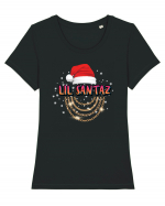 Lil Santaz Tricou mânecă scurtă guler larg fitted Damă Expresser