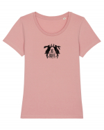 Be brave Tricou mânecă scurtă guler larg fitted Damă Expresser