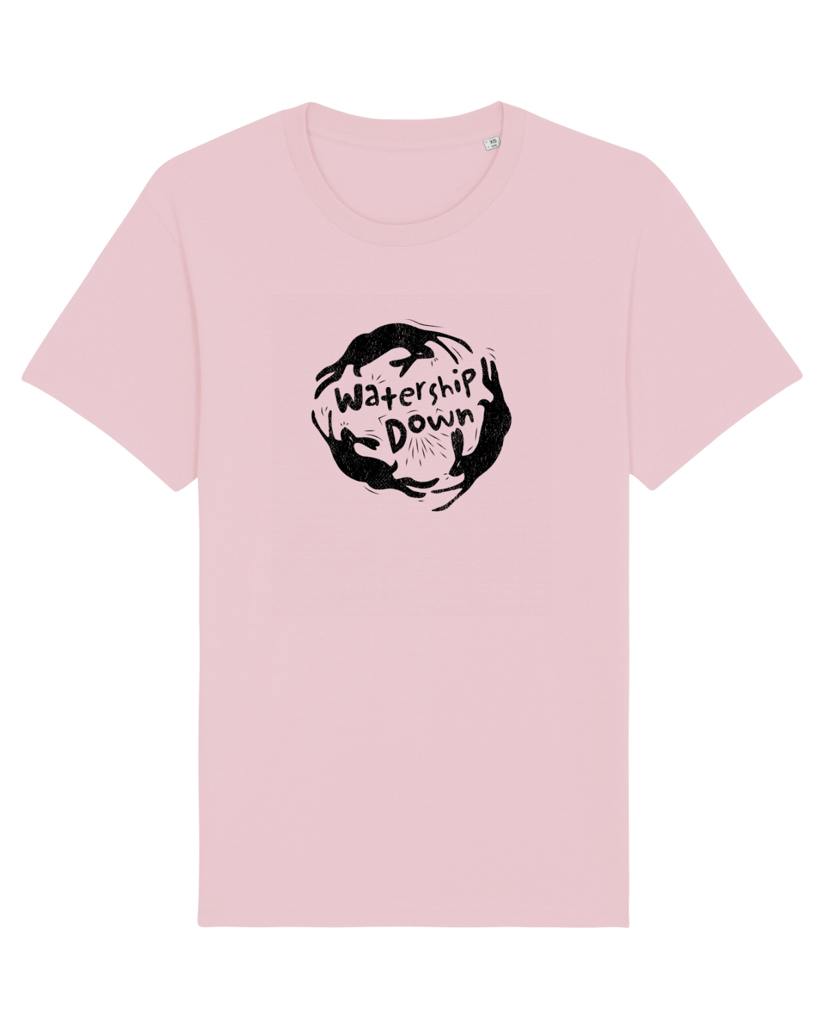 Tricou mânecă scurtă Unisex Rocker Cotton Pink