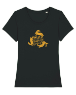 We all have to meet our match sometimes or other. Tricou mânecă scurtă guler larg fitted Damă Expresser