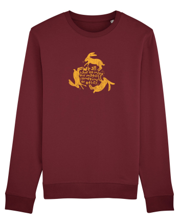 We all have to meet our match sometimes or other. Burgundy