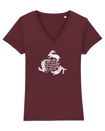 We all have to meet our match sometimes or other. Burgundy