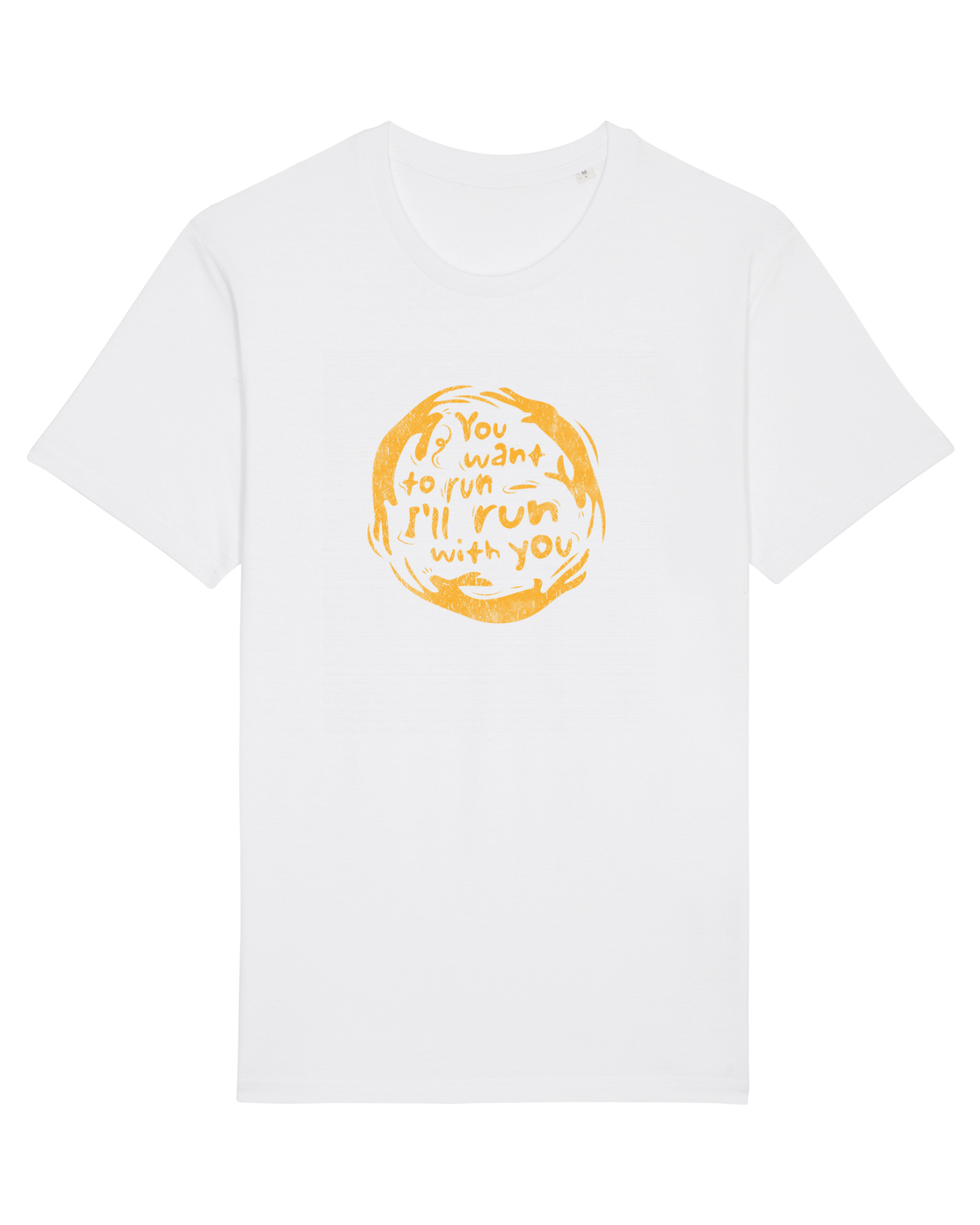 Tricou mânecă scurtă Unisex Rocker White