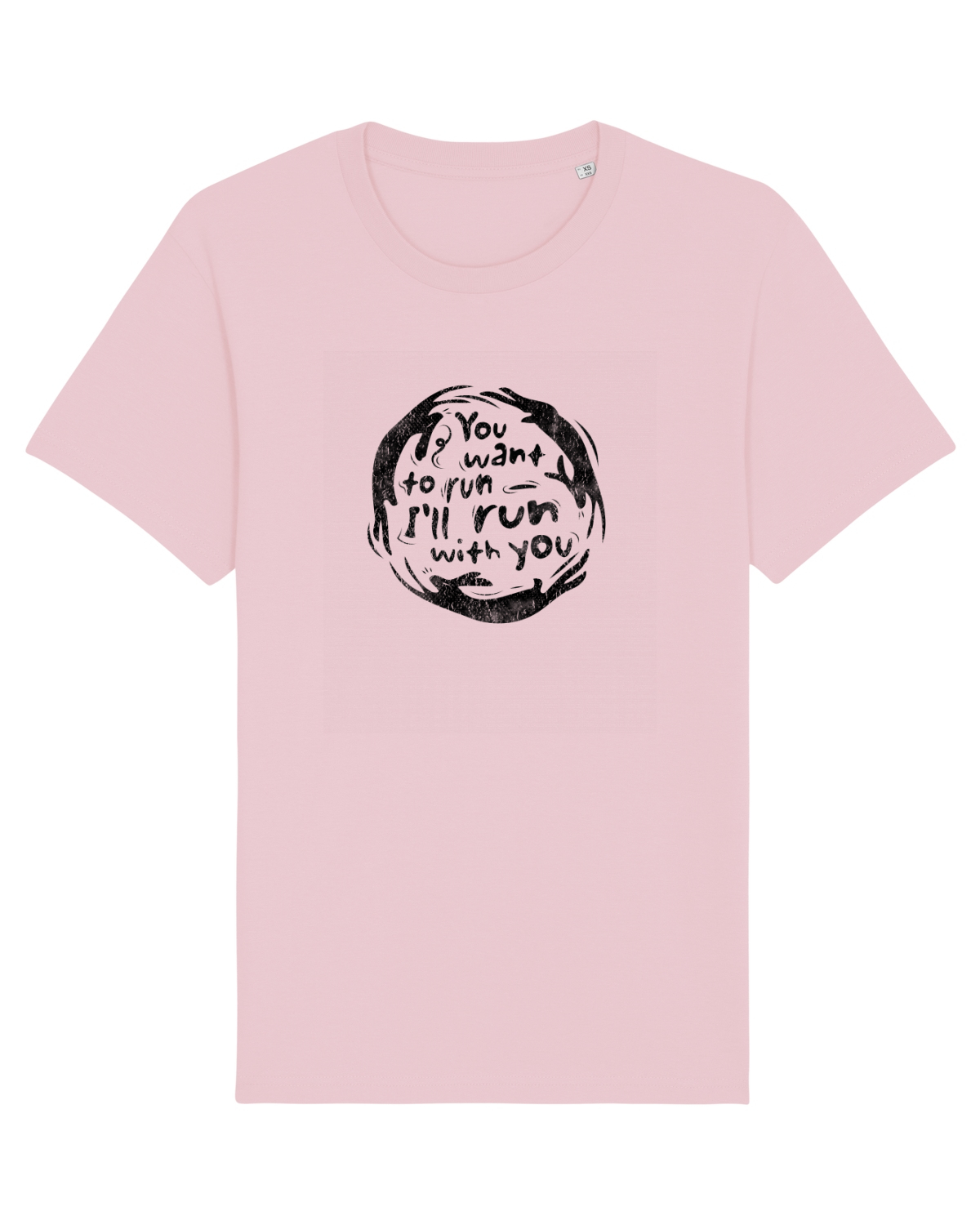 Tricou mânecă scurtă Unisex Rocker Cotton Pink