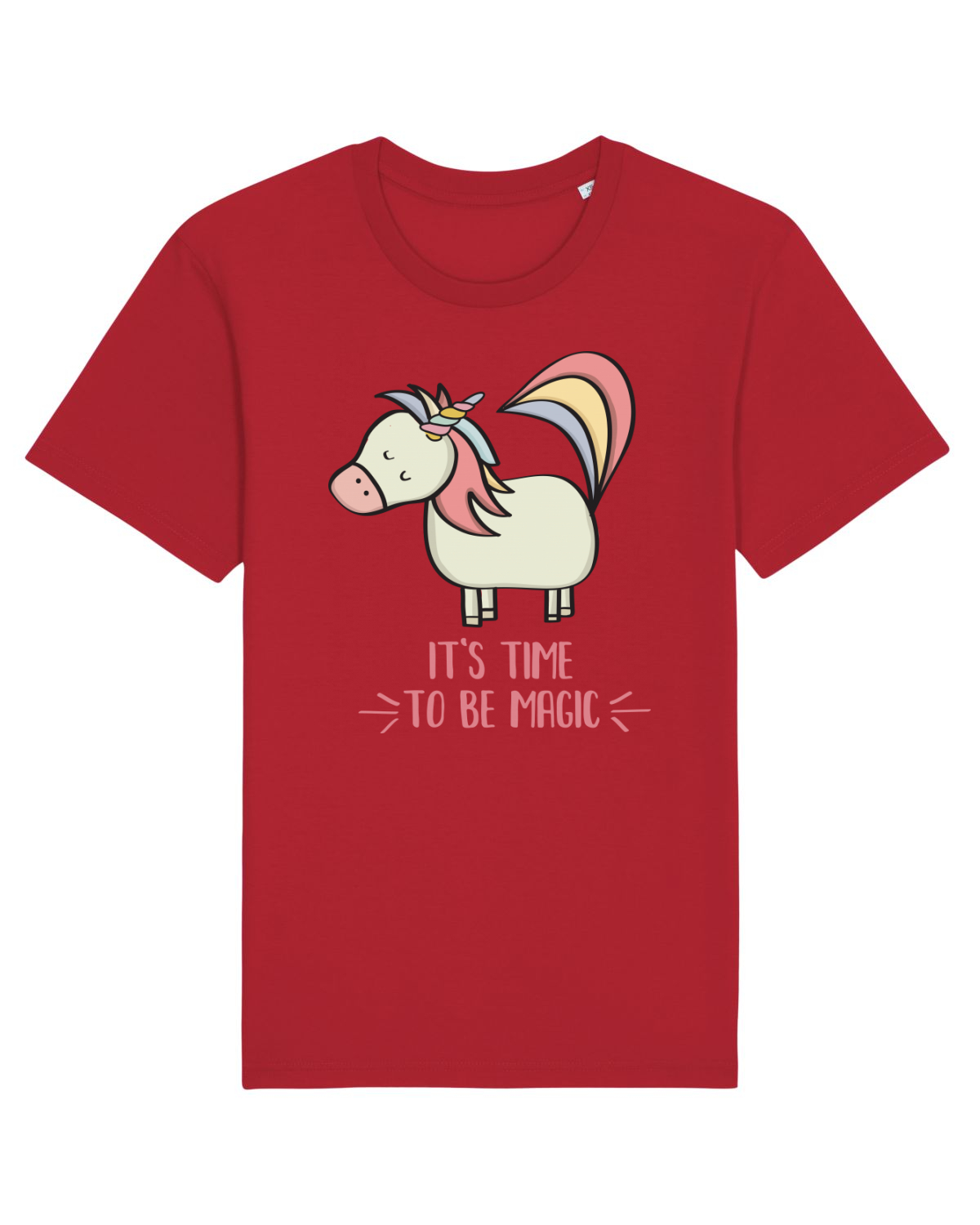 Tricou mânecă scurtă Unisex Rocker Red