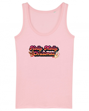 Holly Molly Christmas Cotton Pink