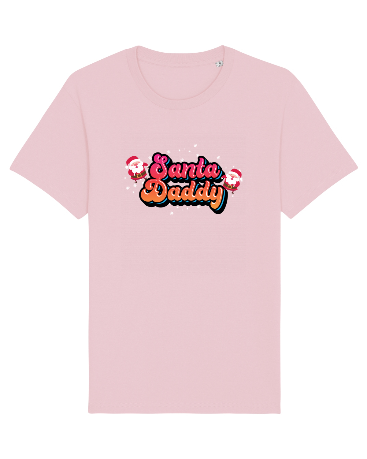 Tricou mânecă scurtă Unisex Rocker Cotton Pink
