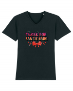 Twerk For Santa Babe Tricou mânecă scurtă guler V Bărbat Presenter