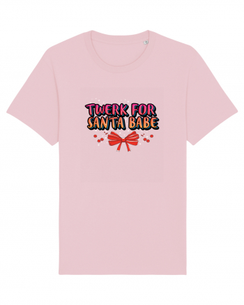 Twerk For Santa Babe Cotton Pink