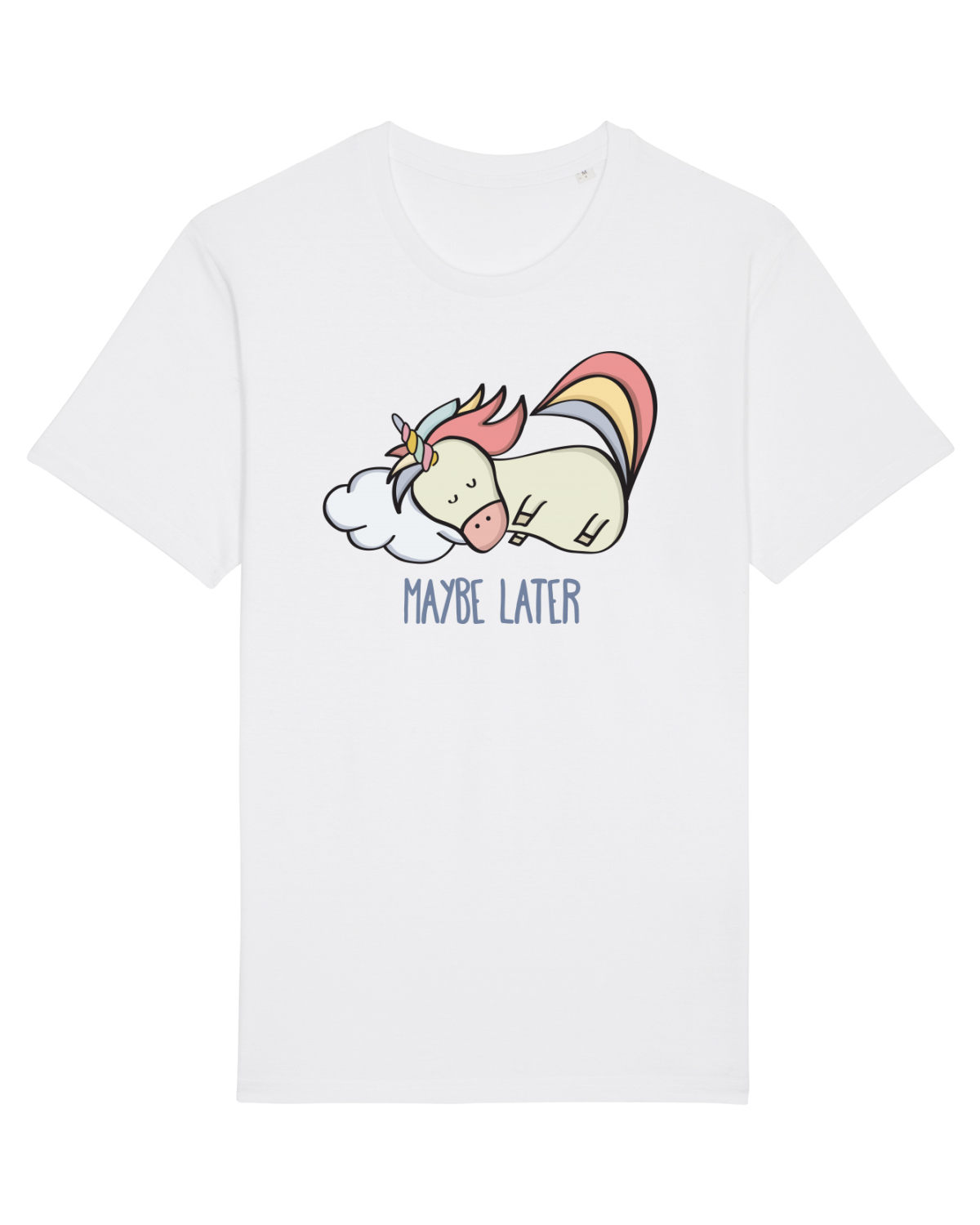 Tricou mânecă scurtă Unisex Rocker White