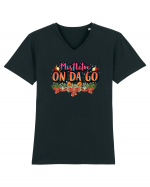 Mistletoe On Da Go Tricou mânecă scurtă guler V Bărbat Presenter