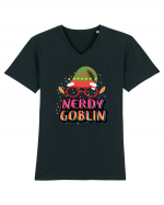 Nerdy Goblin Tricou mânecă scurtă guler V Bărbat Presenter