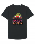 Nerdy Goblin Tricou mânecă scurtă guler larg Bărbat Skater