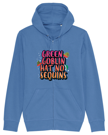 Green Goblin Hat No Sequins Bright Blue