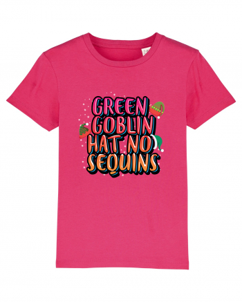 Green Goblin Hat No Sequins Raspberry