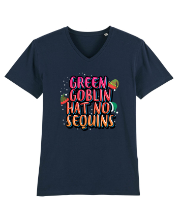 Green Goblin Hat No Sequins French Navy