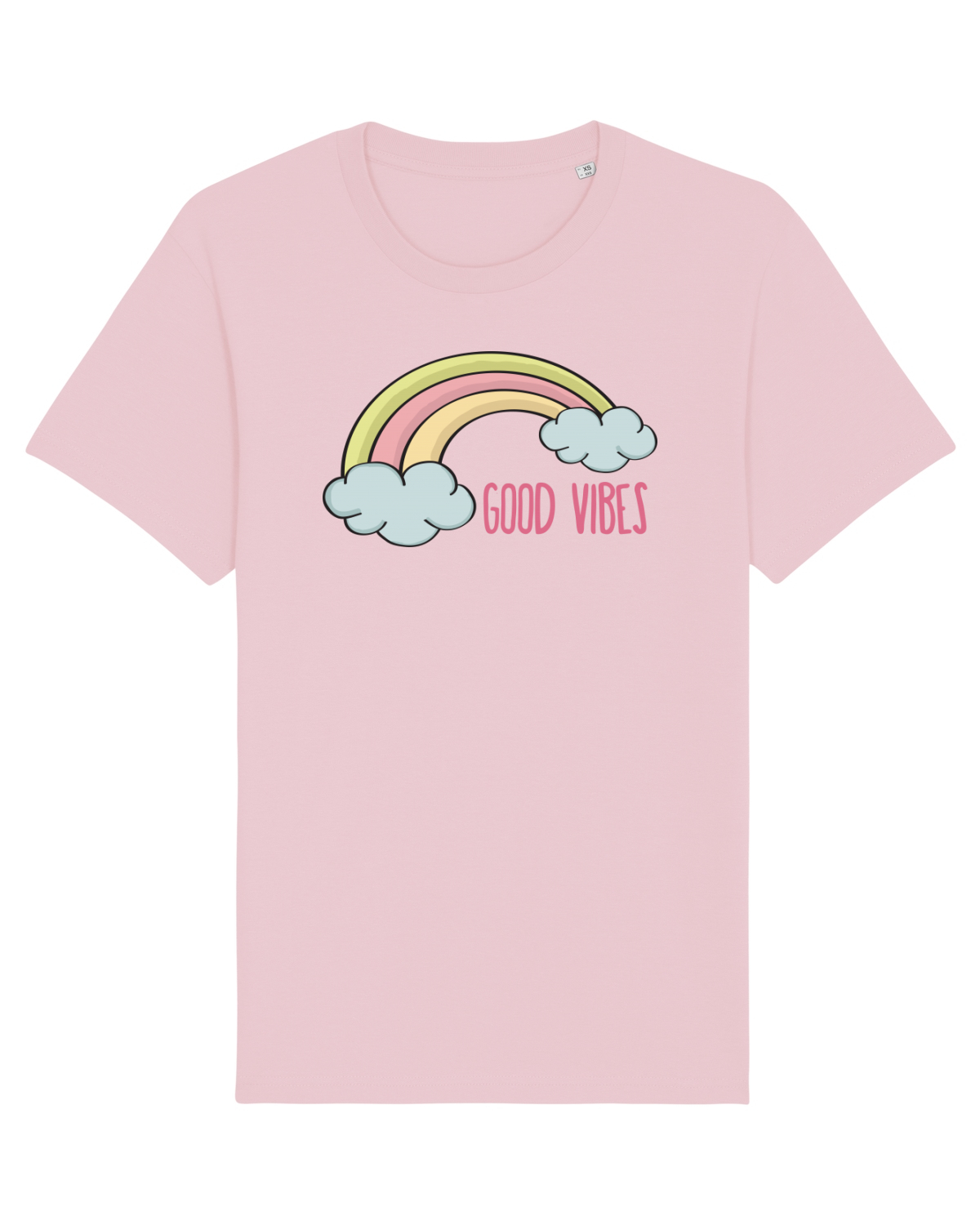 Tricou mânecă scurtă Unisex Rocker Cotton Pink