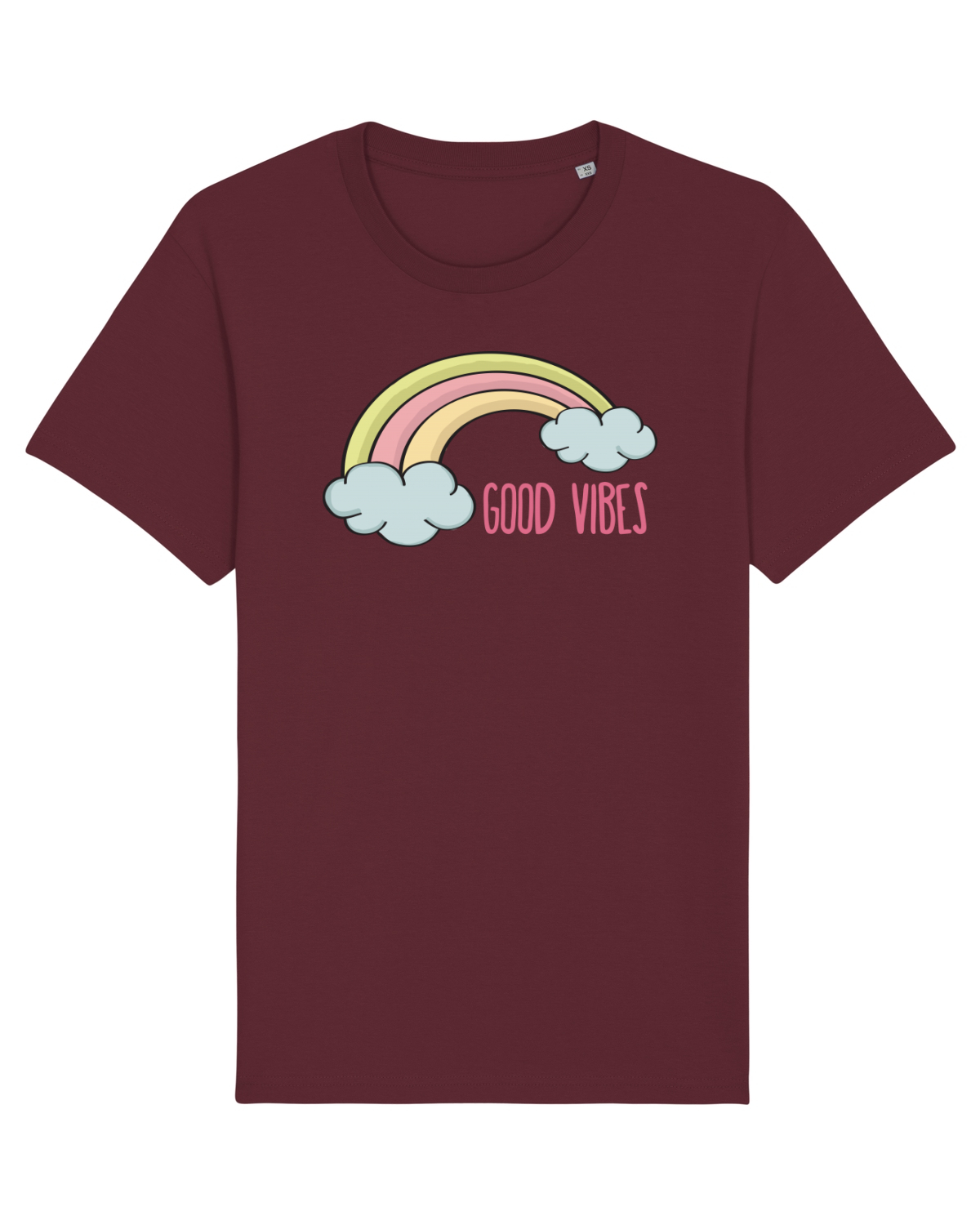 Tricou mânecă scurtă Unisex Rocker Burgundy