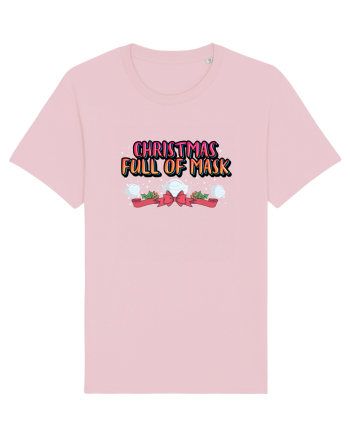 Christmas Full Of Mask Cotton Pink