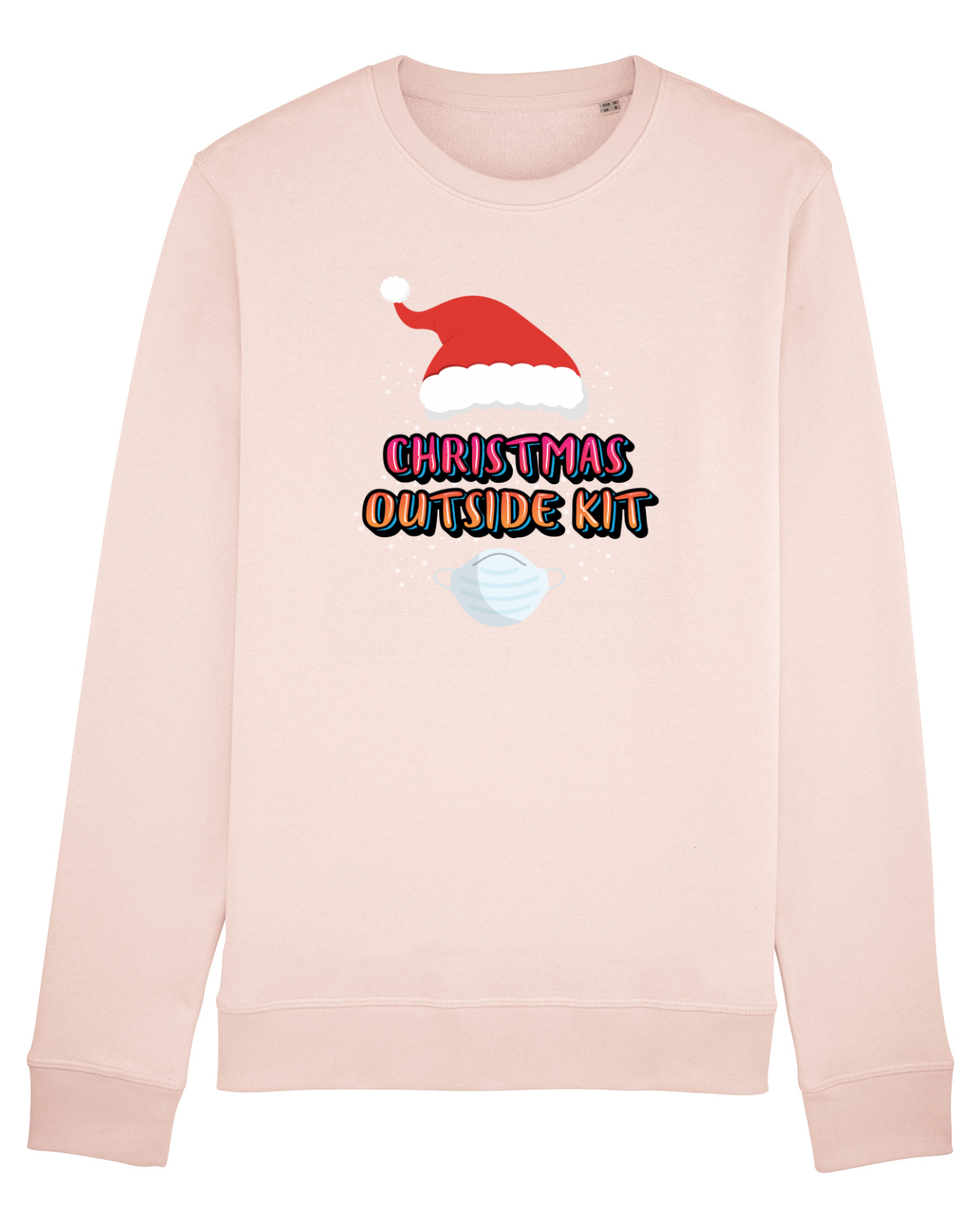 Bluză mânecă lungă Unisex Rise Candy Pink