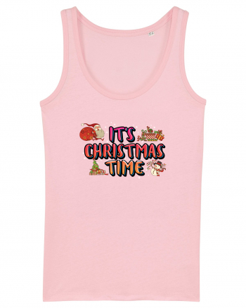 It's Christmas Time Cotton Pink