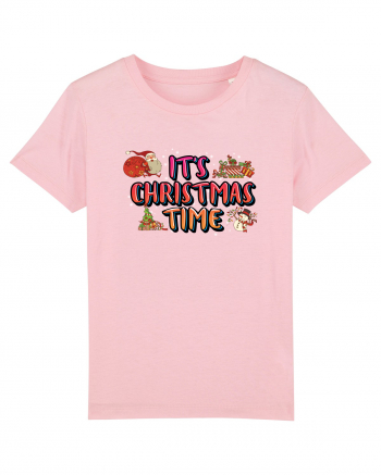 It's Christmas Time Cotton Pink