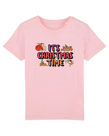 It's Christmas Time Cotton Pink