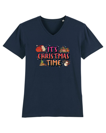 It's Christmas Time French Navy