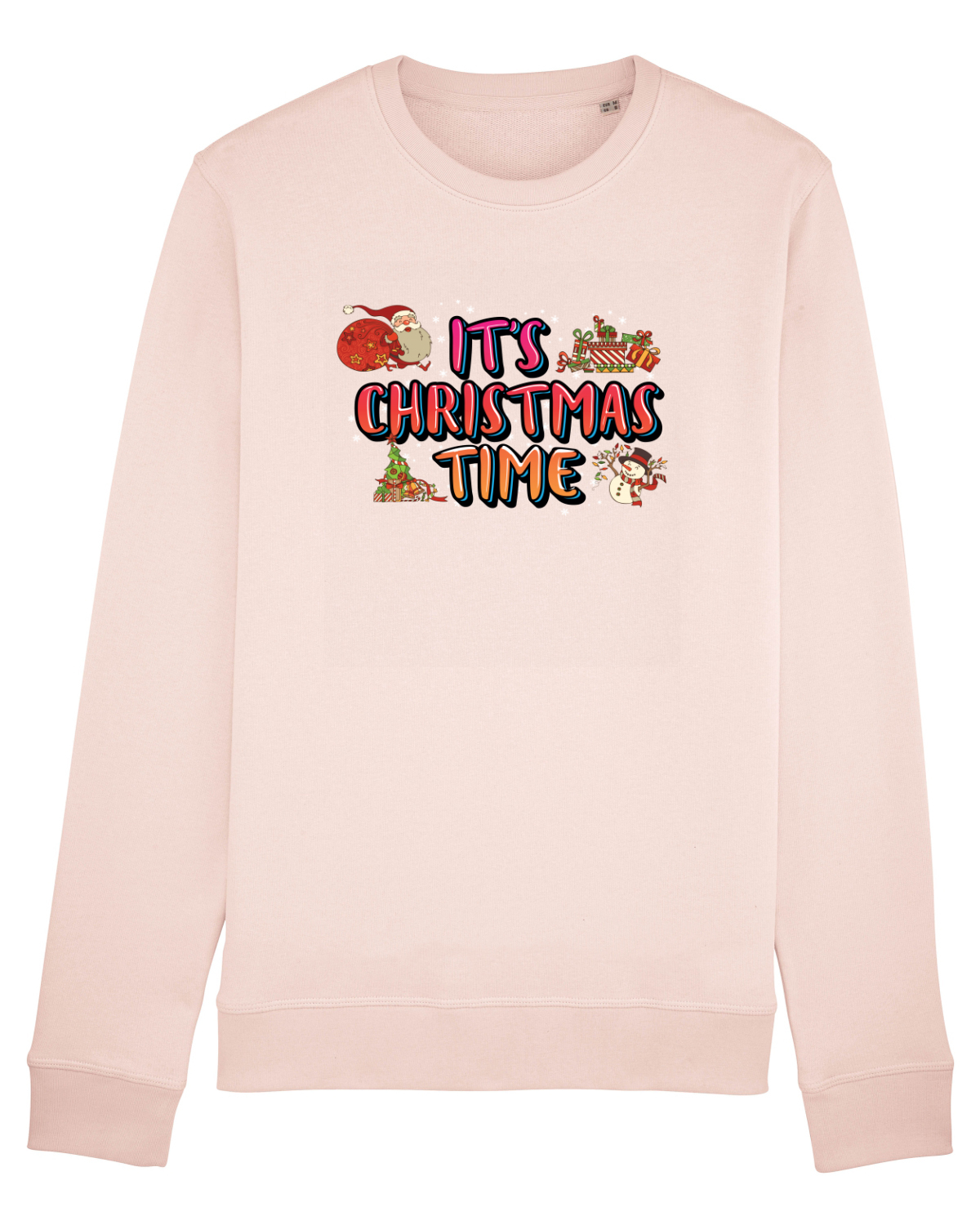 Bluză mânecă lungă Unisex Rise Candy Pink