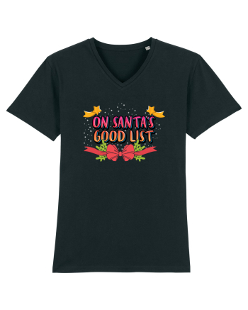 On Santa's Good List Black