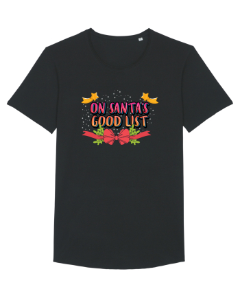 On Santa's Good List Black